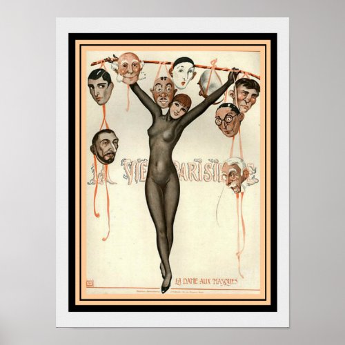 Art Deco La Vie Parisienne 12 x 16 Print