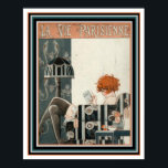 Art Deco La Vie Parisienne 16 x 20 Poster<br><div class="desc">La Vie Parisenne 16 x 20 Art Deco Poster. See My Collection for other French Deco Prints.</div>