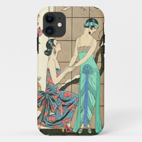 Art Deco Ladies By the Window iPhone Case