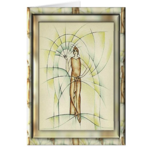 Art Deco Lady Cards (Front)