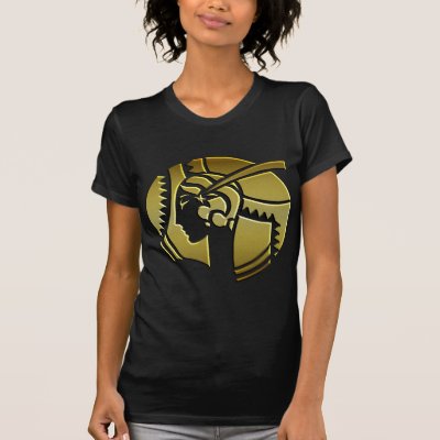 Art Deco Lady in Gold