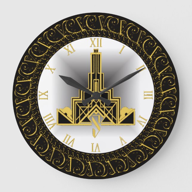 Art Deco Large Clock (Front)