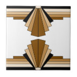 Art Deco Layers in Tan Tile<br><div class="desc">Classic art deco patterns in tans, browns and beiges</div>