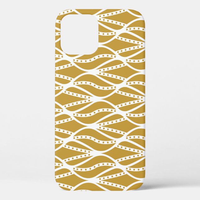 Art Deco leaves, classic seamless pattern. Case-Mate iPhone Case (Back)