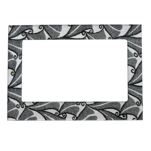 Art Deco Leaves Magnetic Picture Frame