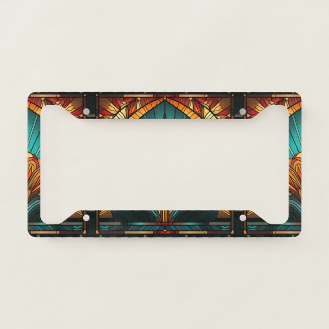 Art Deco License Plate Frame (Front)
