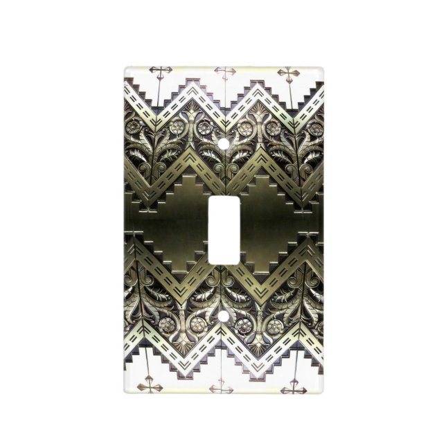 Art Deco Light Switch Cover (Front)
