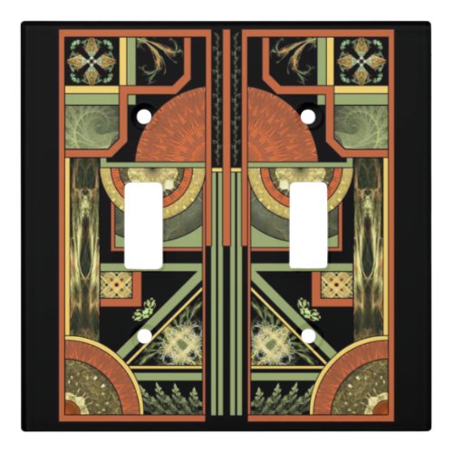 Art Deco Light Switch Cover