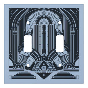 Art Deco Light Switch Cover