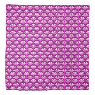 Art Deco Lily, Amethyst Purple and Orchid Duvet Cover