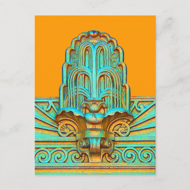 ART DECO LINE-Architectural- Postcard (Front)