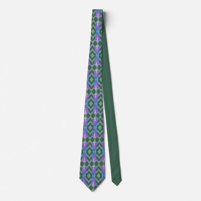 Art Deco Lions tie (Front)