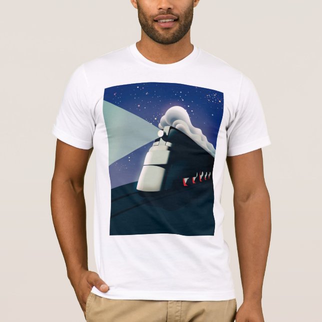 Art Deco Locomotive T-Shirt (Front)