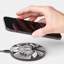 Art Deco Lotus Wireless Charger