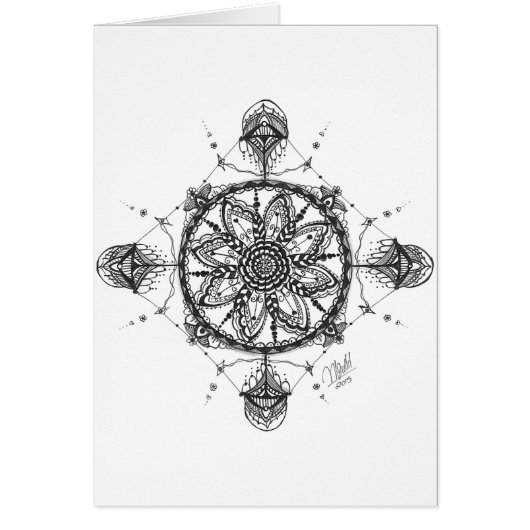 Art Deco Mandala Cards (Front)