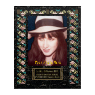 Art Deco Marble Photo Plaque - Personalized