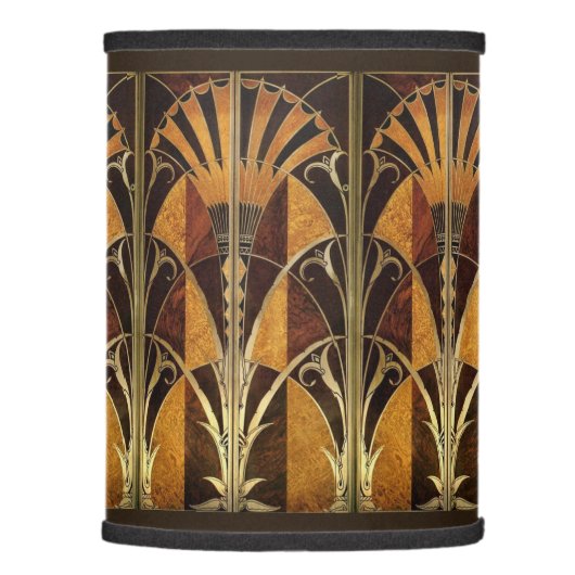 ART DECO MARQUETRY 8 LAMP SHADE (Right)