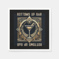 Art Deco Martini Bar Logo