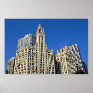 Art Deco Masterpiece, The Wrigley Building Poster