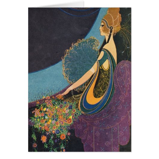 Art Deco Mavis Perfume Advertisement Cards (Front)