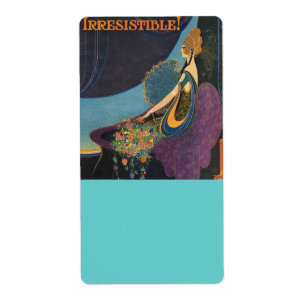 Art Deco Mavis Perfume Advertisement Label