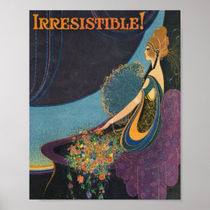 Art Deco Mavis Perfume Advertisement Poster