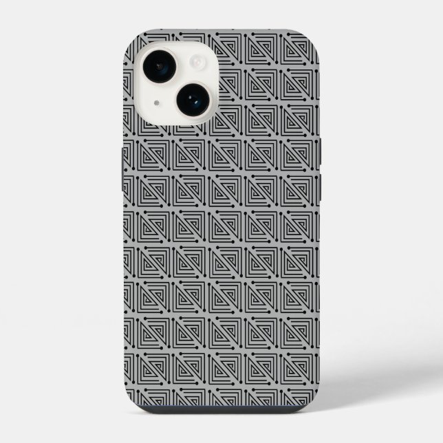 Art Deco Mazes Iphone Case (Back)