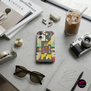 Art Deco Meets Mid-Century Modern iPhone 17 Case