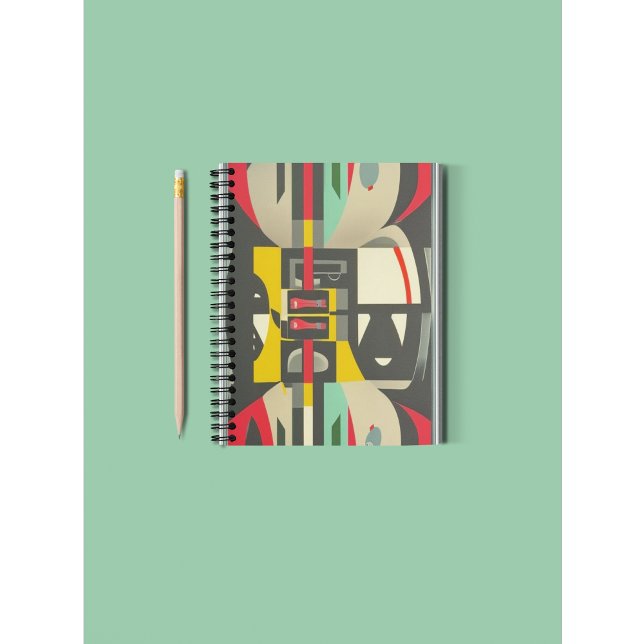 Art Deco Meets Mid-Century Modern Notebook (Creator Uploaded)