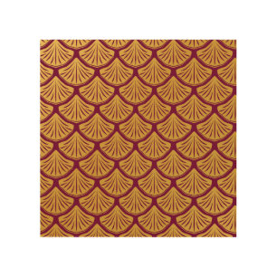 Art Deco Mermaid Scales - Magenta