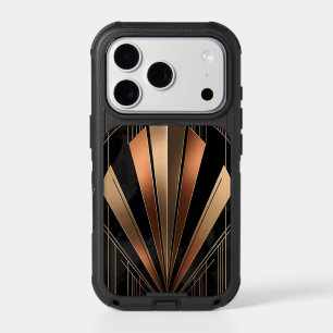 Art Deco Metallic Geometric Elegance iPhone 17 Pro Case