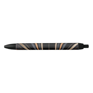 Art Deco Metallic Geometric Elegance Pen