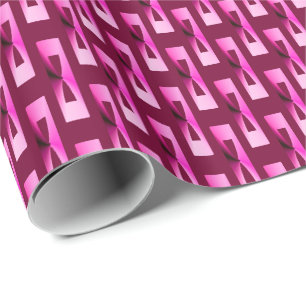 Art Deco Metallic Geometric - Orchid and Purple Wrapping Paper