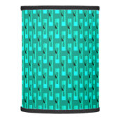 Art Deco Metallic Geometric - Peacock and Teal Lamp Shade (Left)