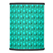 Art Deco Metallic Geometric - Peacock and Teal Lamp Shade (Right)