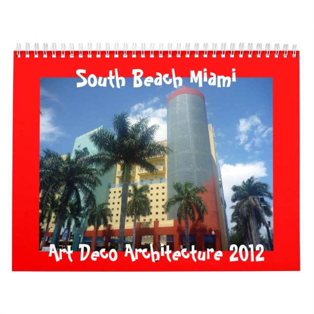 art deco miami 2012 calendar (Cover)