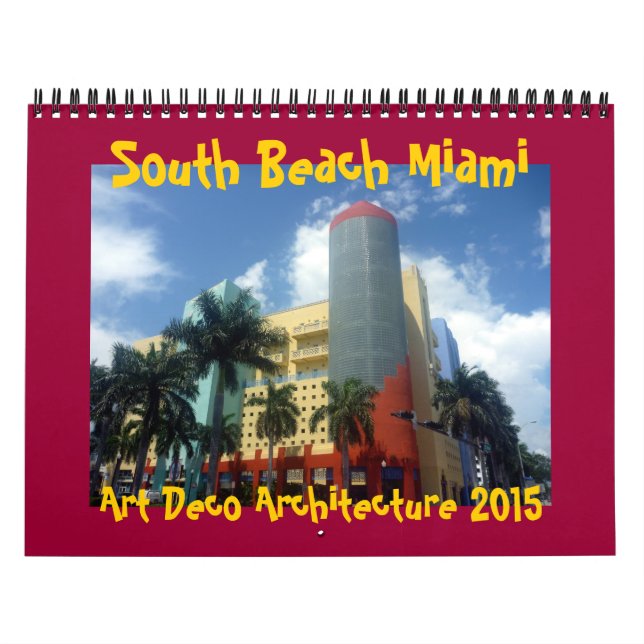 art deco miami 2015 calendar (Cover)