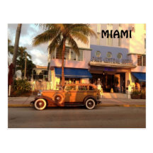 Miami Art Deco Postcards No Minimum Quantity Zazzle