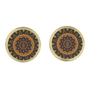 Art Deco Monogram Cufflinks