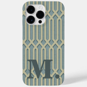 Art Deco Monogram Initial iPhone / iPad case
