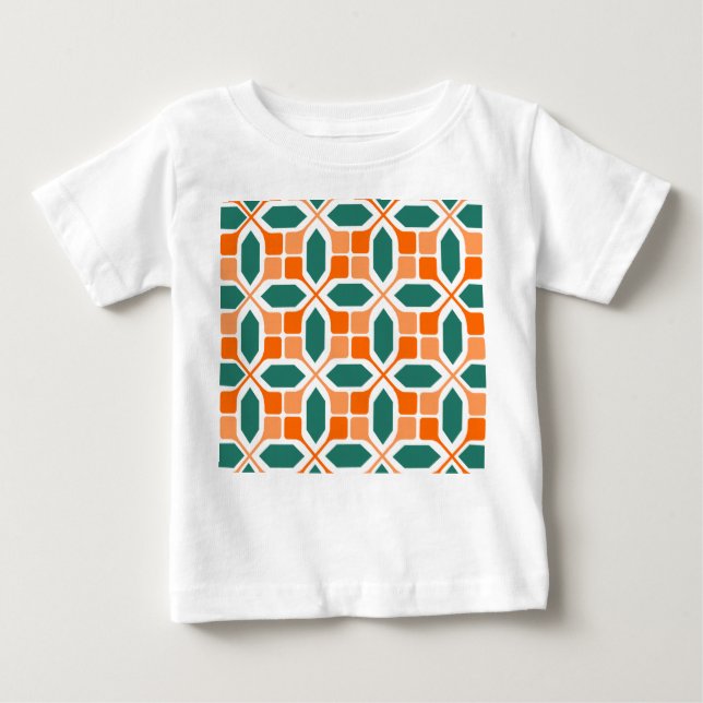 Art Deco Mosaic  Baby T-Shirt (Front)