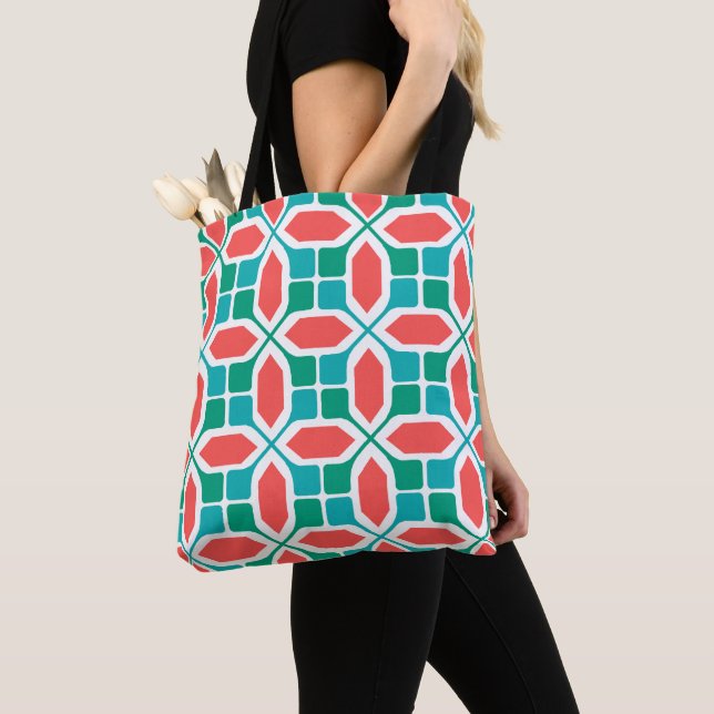 Art Deco Mosaic  Tote Bag (Close Up)