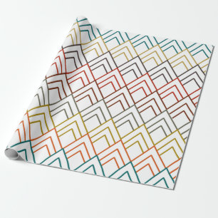 Art Deco Mountains Wrapping Paper