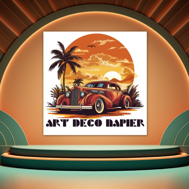 Art Deco Napier Vintage Car Magnet (Creator Uploaded)