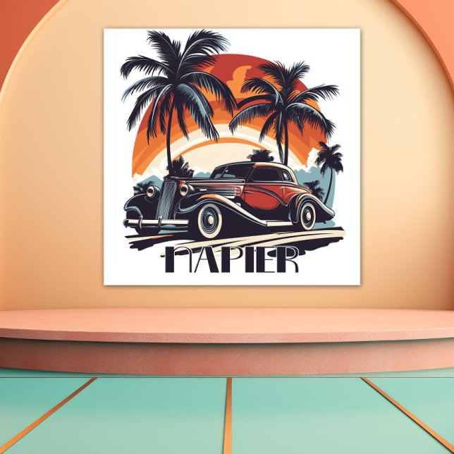 Art Deco Napier Vintage Car Magnet (Creator Uploaded)