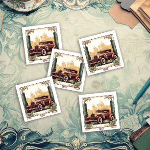 Art Deco Napier Vintage Car Magnet