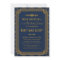 Art Deco Navy Birthday Party Invites