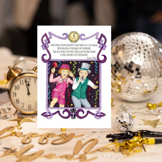 Art Deco New Year's Card (Creator Uploaded)