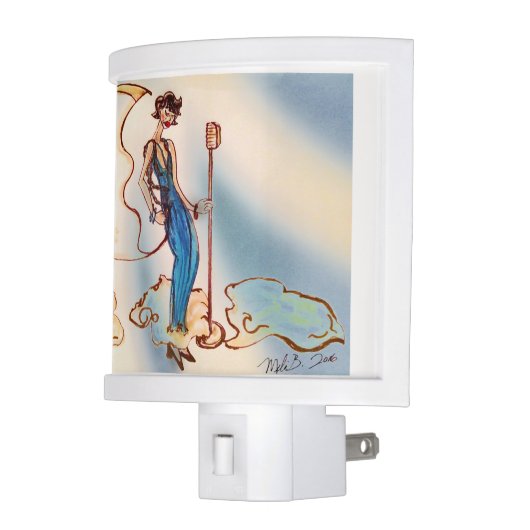 Art Deco Night Light (Left)