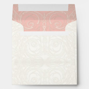 Art Deco Nouveau Gatsby Style Gold n Lace Look Envelope